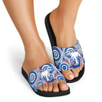 western-slide-sandals-bulldogs-simple-indigenous