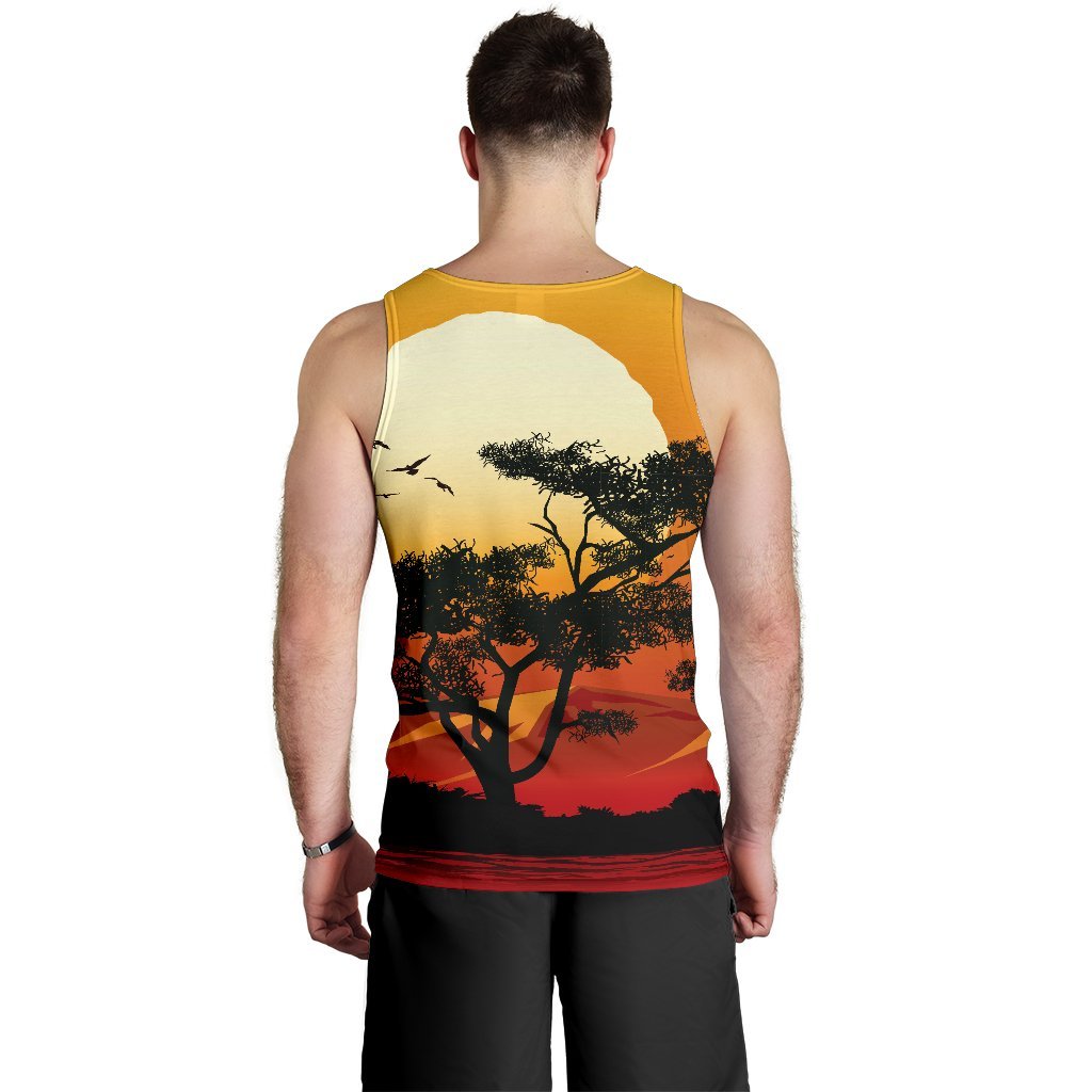 mens-tank-top-sunset-and-tree-in-australia