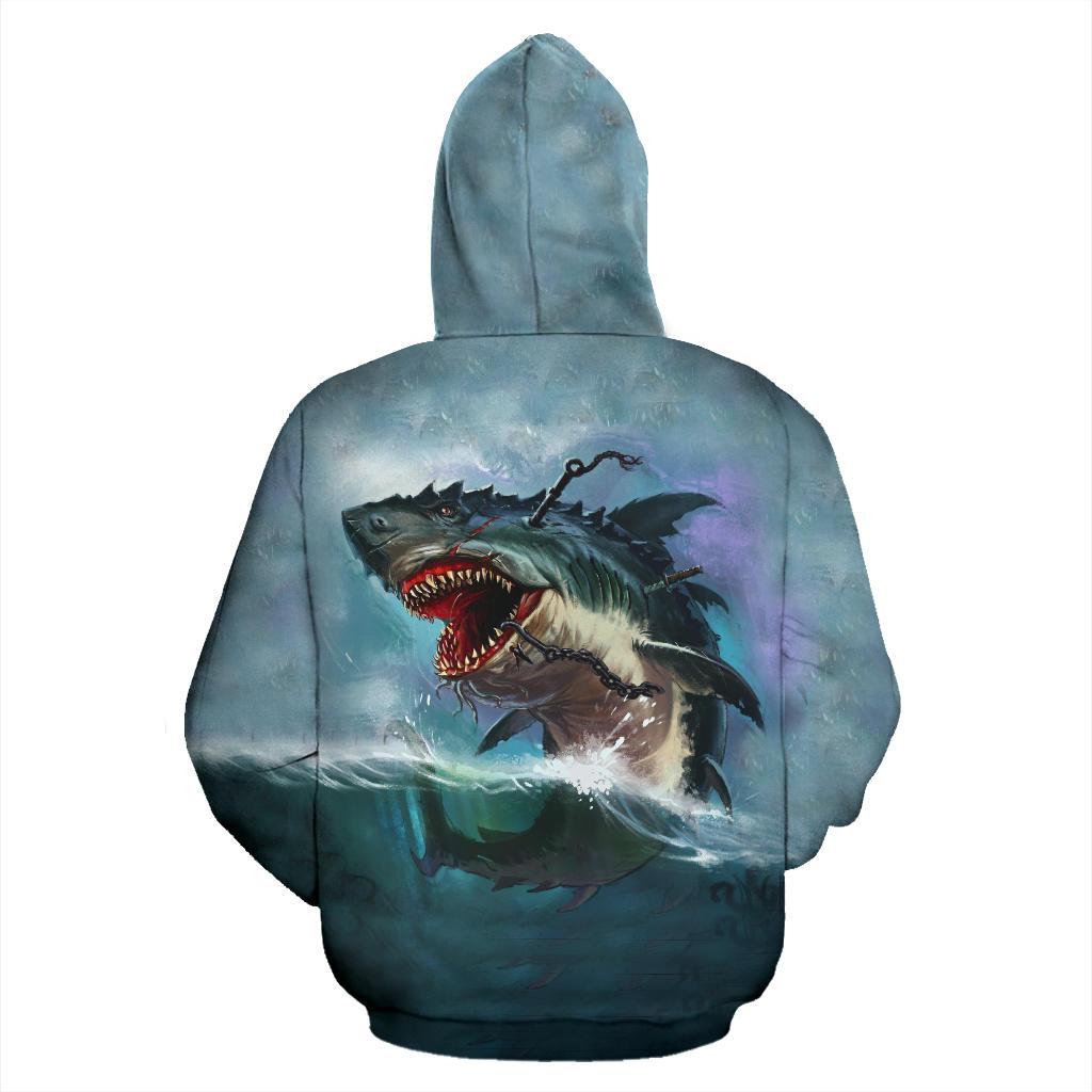 hoodie-white-sharks-hoodie-unisex