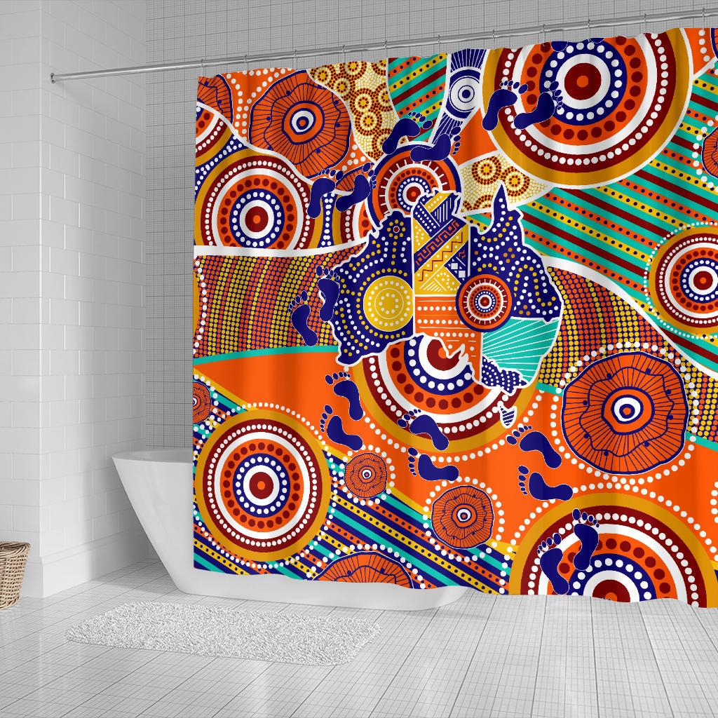 aboriginal-shower-curtain-australian-map-dot-painting