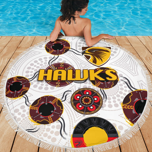 hawthorn-beach-blanket-hawks-indigenous-white