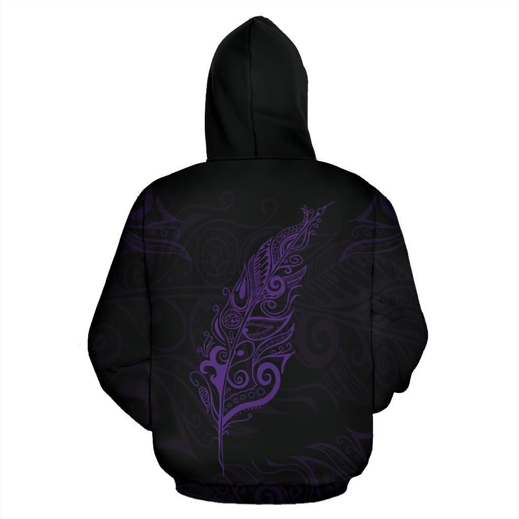 purple-silver-fern-new-zealand-basic-hoodie