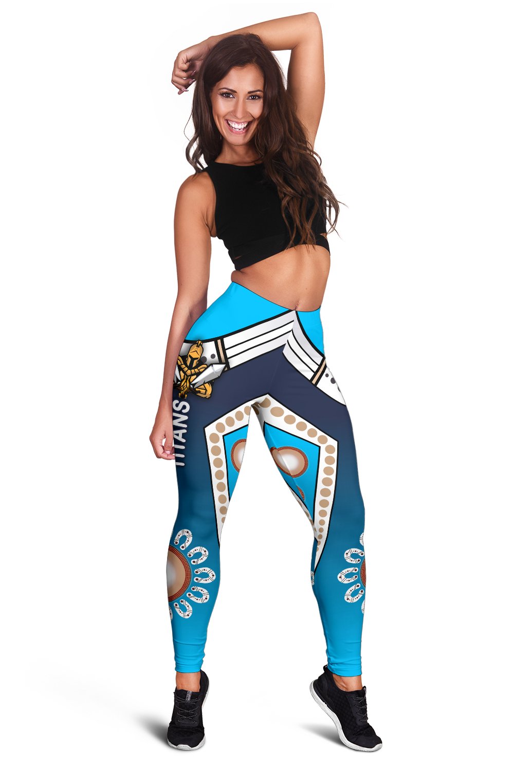 gold-coast-women-leggings-titans-gladiator-simple-indigenous
