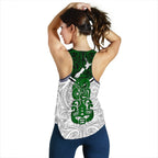 New Zealand Maori Rugby Women Racerback Tank Pride Version - White - Vibe Hoodie