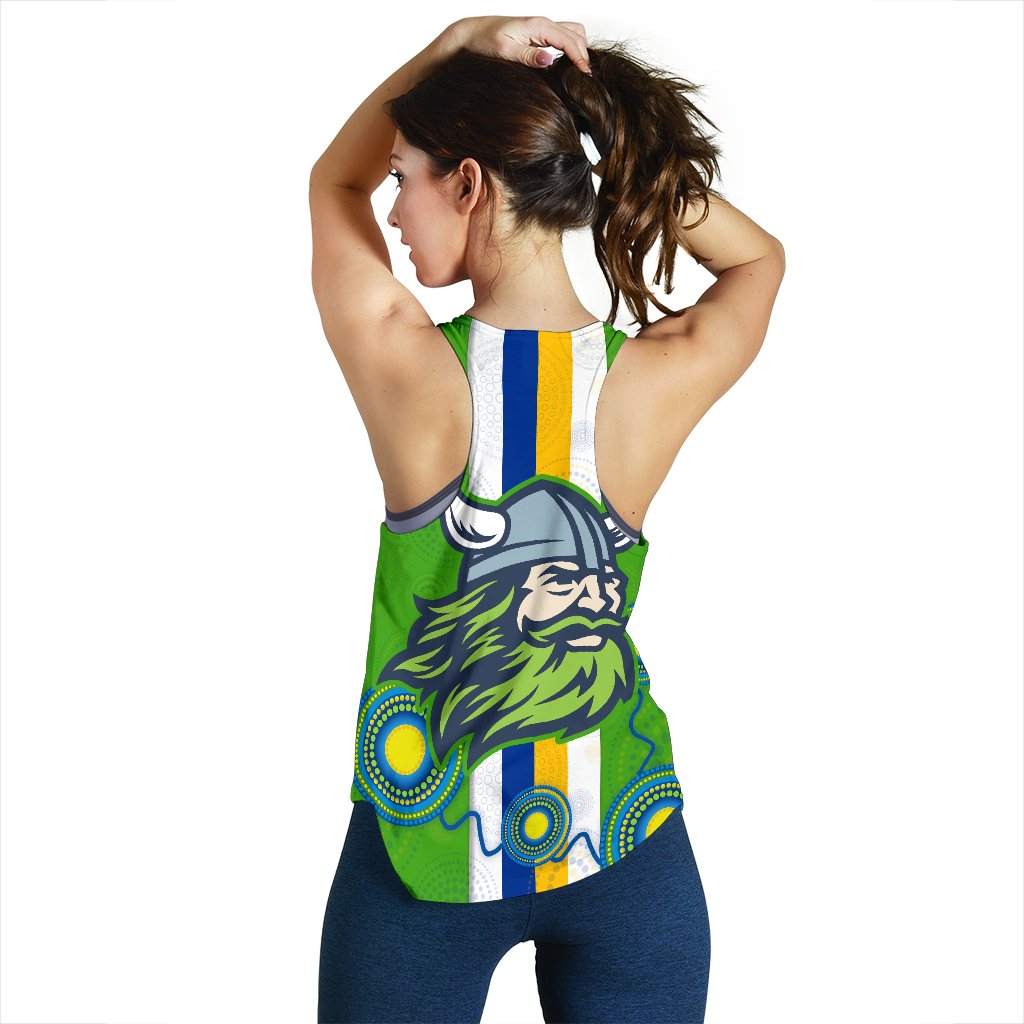Canberra Women Racerback Tank Raiders Indigenous - Vibe Hoodie