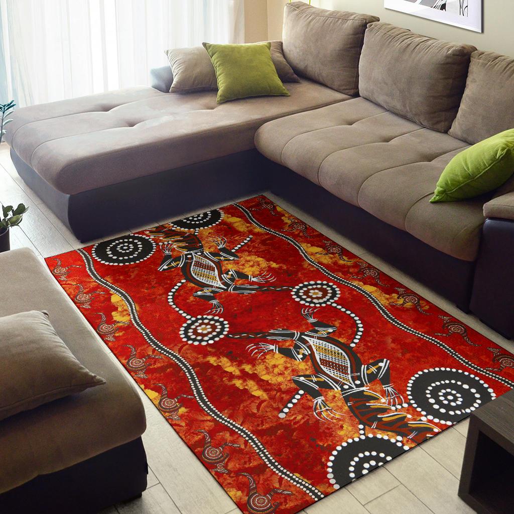 aboriginal-area-rug-crocodile-and