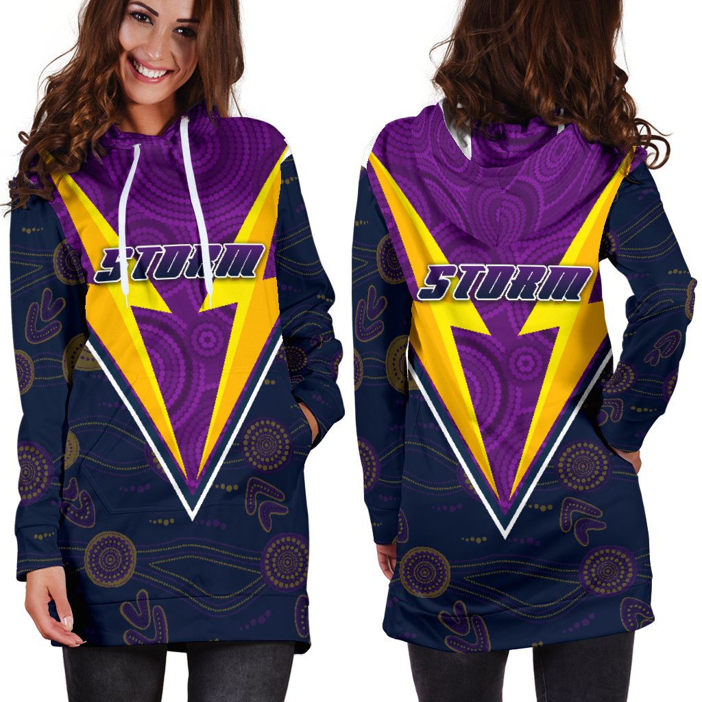 storm-women-hoodie-dress-indigenous-artsy-style