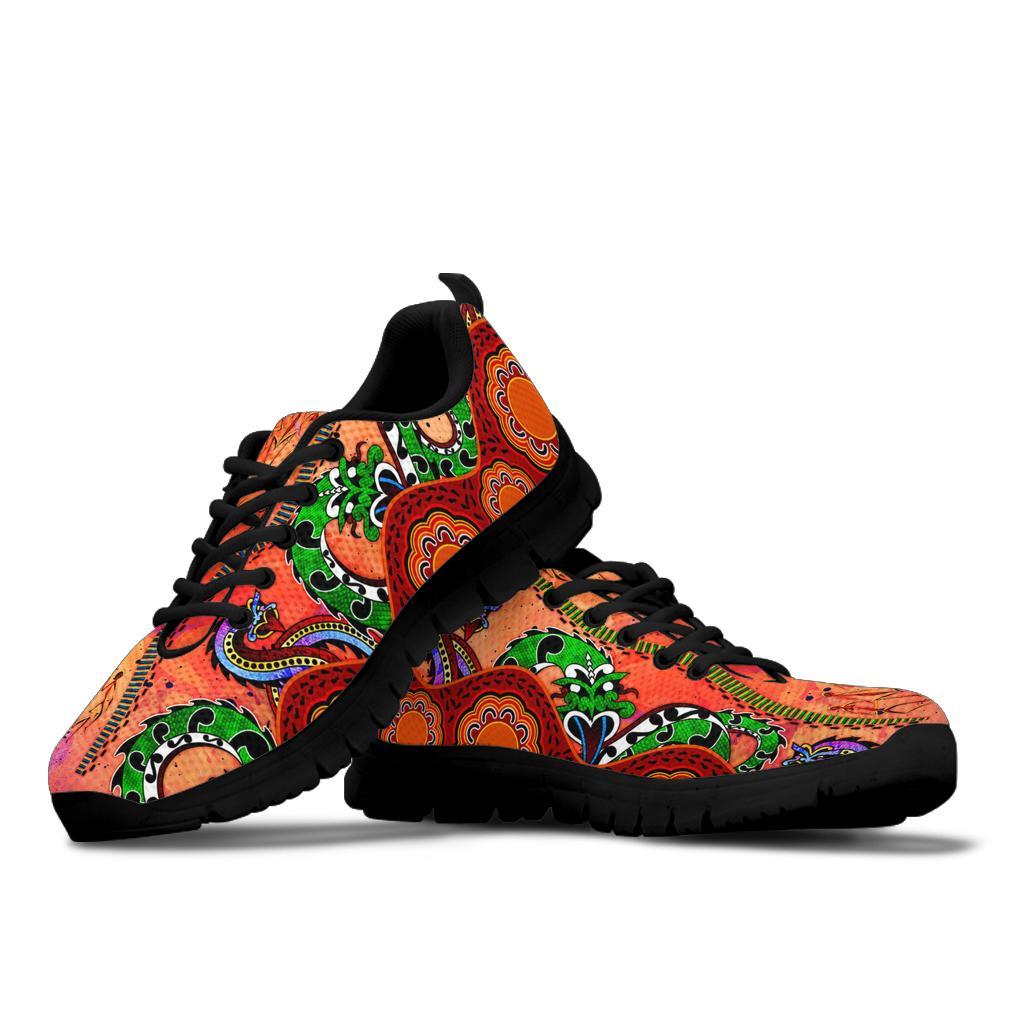 aboriginal-sneakers-aussie-indigenous-patterns-orange
