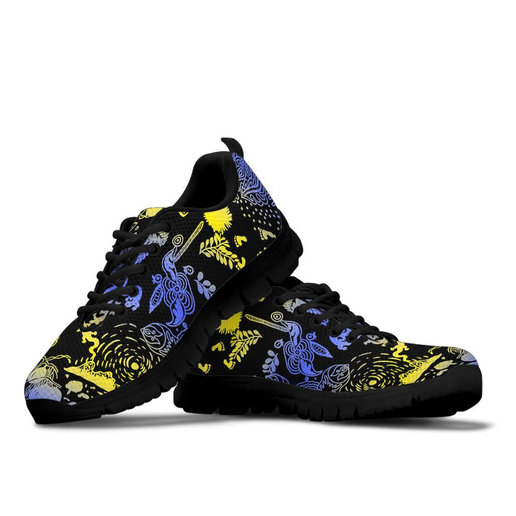 aboriginal-sneakers-golden-wattle-drawing-in-the-sea
