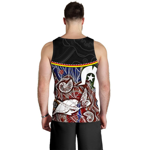 personalised-mens-tank-top-aboriginal-dot-in-naidoc-week-style