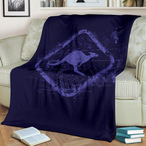 premium-blanket-kangaroo-blanket-grunge-kangaroo-sign