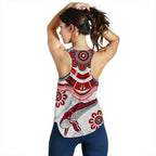 Dragons Women Racerback Tank St. George Indigenous White - Vibe Hoodie
