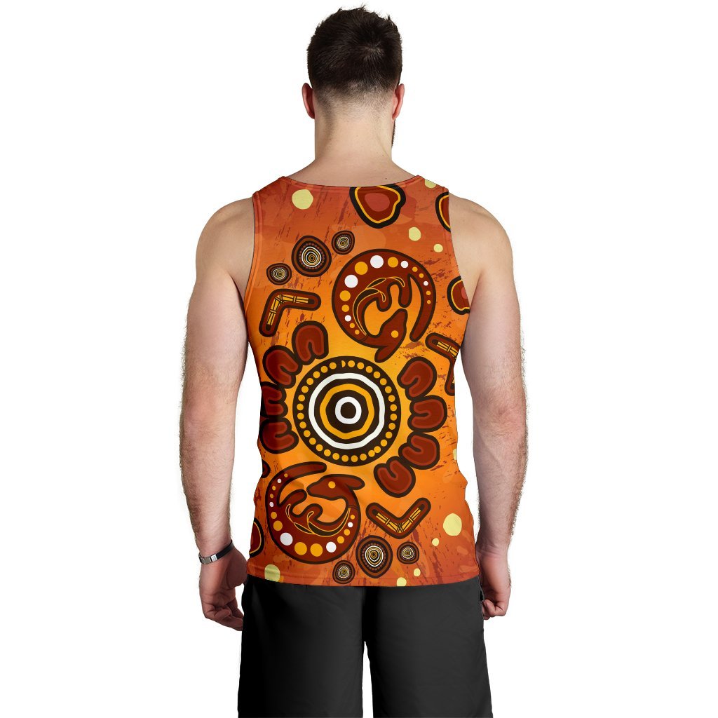 aboriginal-mens-tank-top-baby-kangaroo-and-dot-painting-patterns
