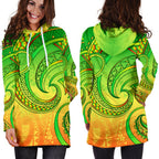 new-zealand-maori-mangopare-women-hoodie-dress-polynesian-green
