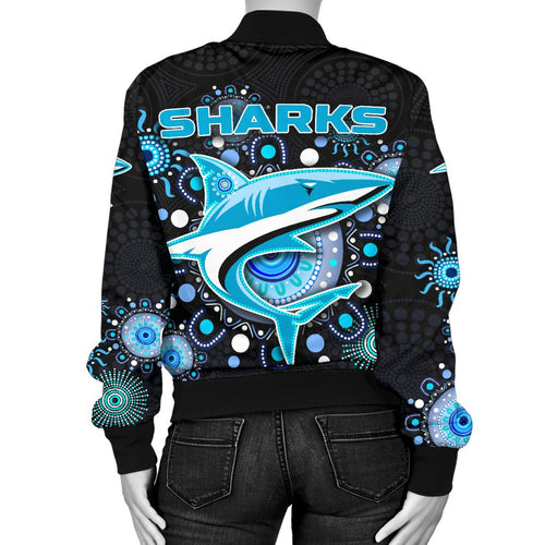 cronulla-bomber-jacket-sharks-indigenous-for-women