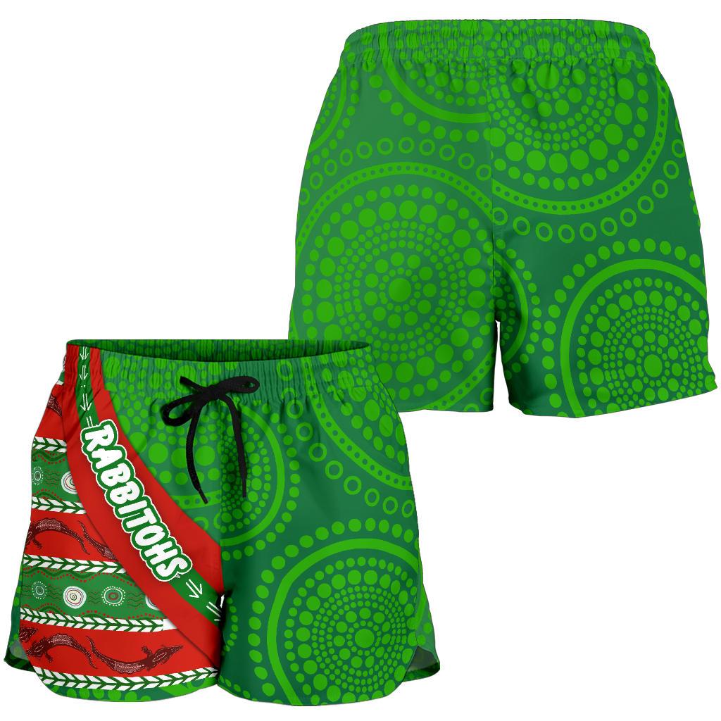 South Sydney Rabbitohs Aboriginal Women Shorts Victorian Vibes - Vibe Hoodie