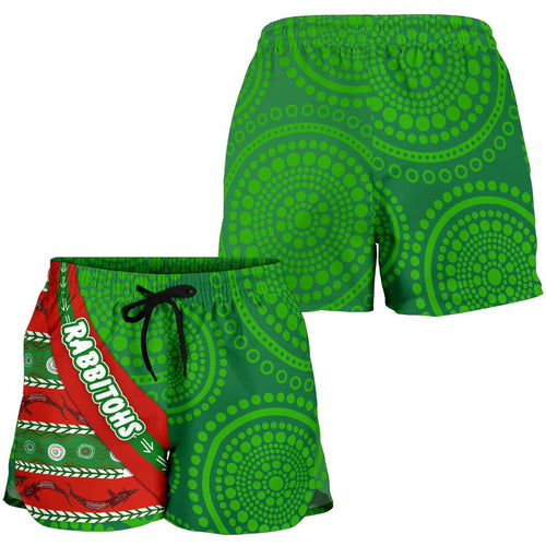 South Sydney Rabbitohs Aboriginal Women Shorts Victorian Vibes - Vibe Hoodie