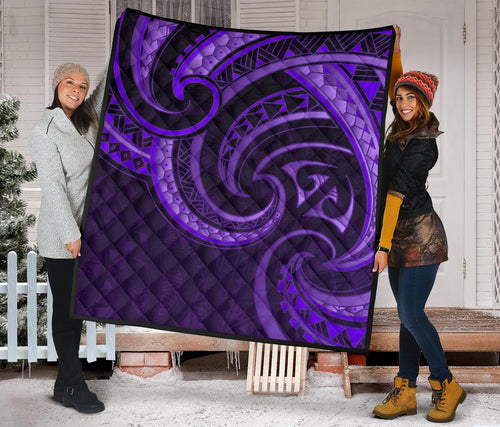 new-zealand-maori-mangopare-premium-quilt-polynesian-purple