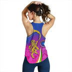 India Cricket Women Racerback Tank - Rajasthan Royals Version RR - Vibe Hoodie