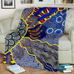 aboriginal-premium-blanket-australian-boomerang-dot-painting-art