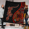 aboriginal-premium-quilt-aboriginal-lizard-with-dot-painting-pattern