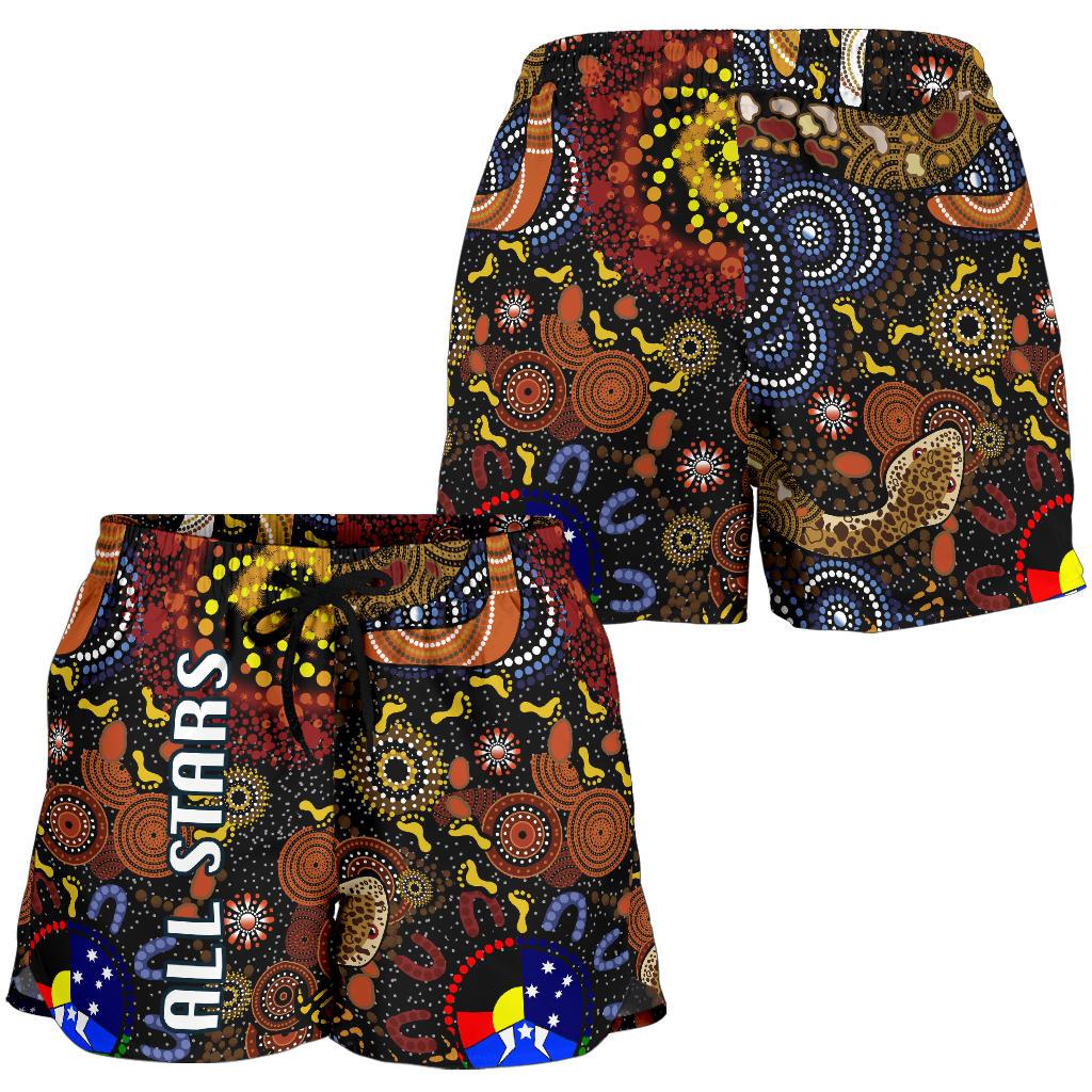 All Stars Indigenous Women's Shorts Naidoc Week 2021 - Vibe Hoodie