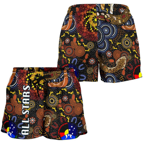 All Stars Indigenous Women's Shorts Naidoc Week 2021 - Vibe Hoodie