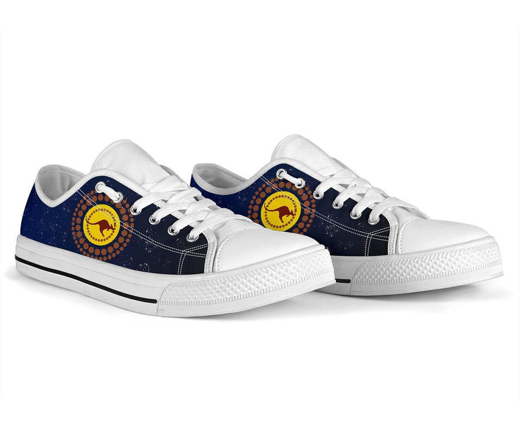 1staustralia-low-top-shoes-kangaroo-on-the-sun