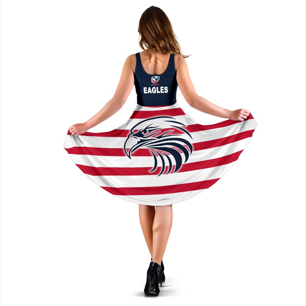 USA Rugby Women's Dress Eagles Simple Style - Navy - Vibe Hoodie