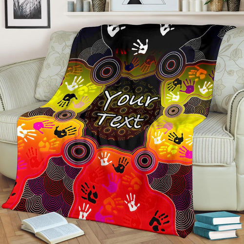 custom-aboriginal-premium-blanket-indigenous-circle-dot-painting-hand-art
