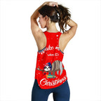 Christmas Women's Racerback Tank - Merry Christmas - Vibe Hoodie