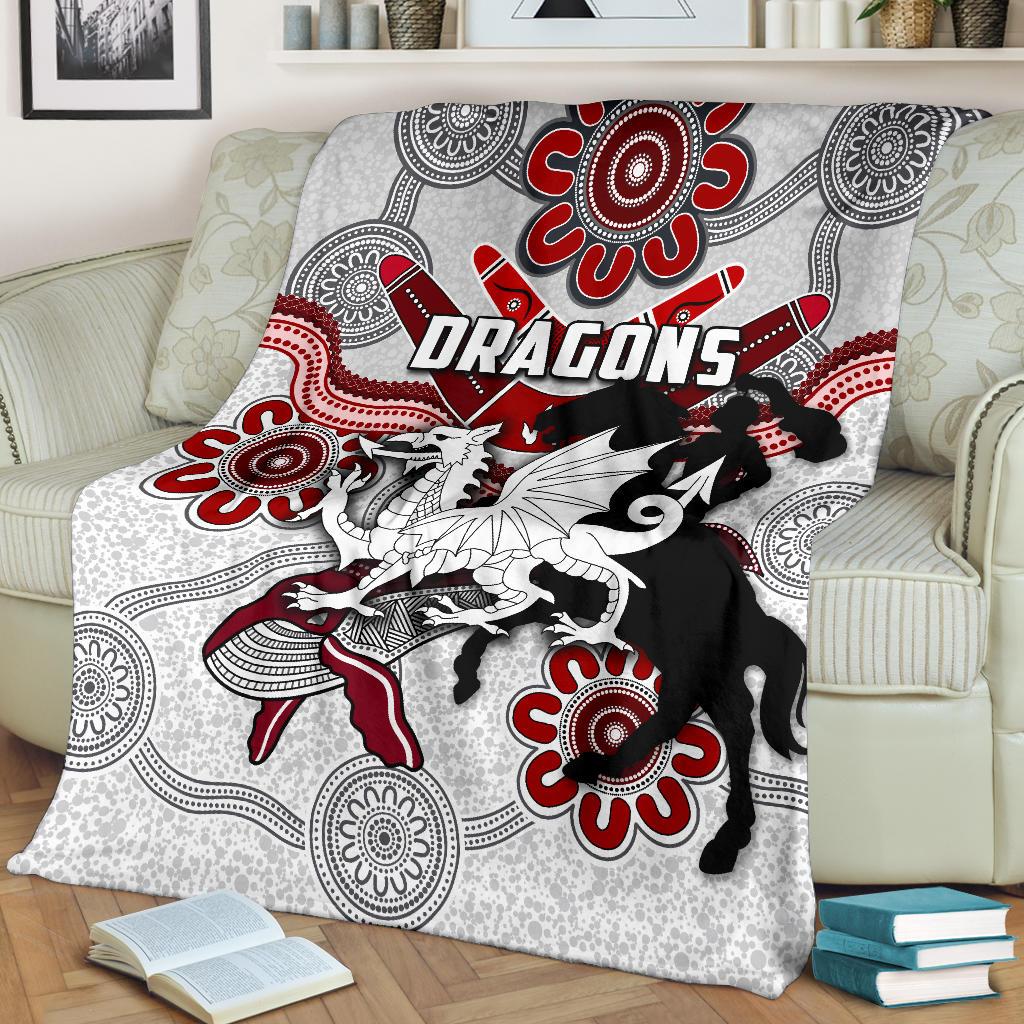 dragons-premium-blanket-st-george-indigenous-white