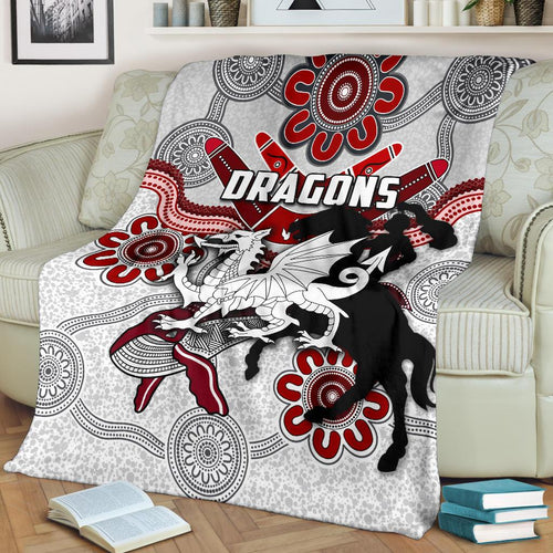 dragons-premium-blanket-st-george-indigenous-white