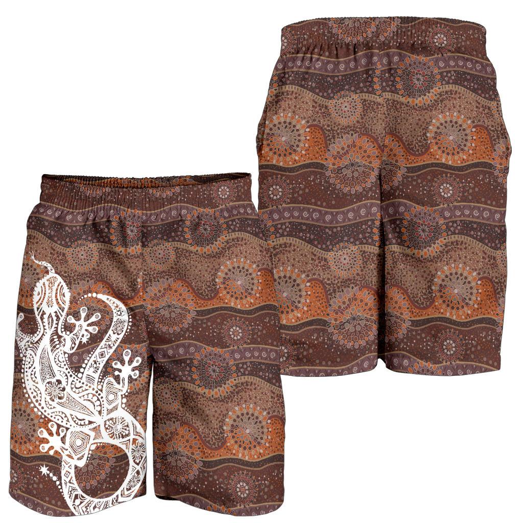aboriginal-shorts-lizard-circle-indigenous-dot-painting-men