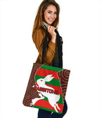 rabbitohs-tote-bag