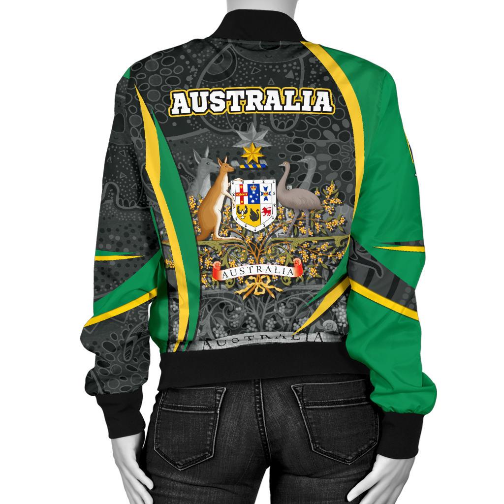 aboriginal-bomber-jacket-women-australia-coat-of-arms-aussie-spirit-green