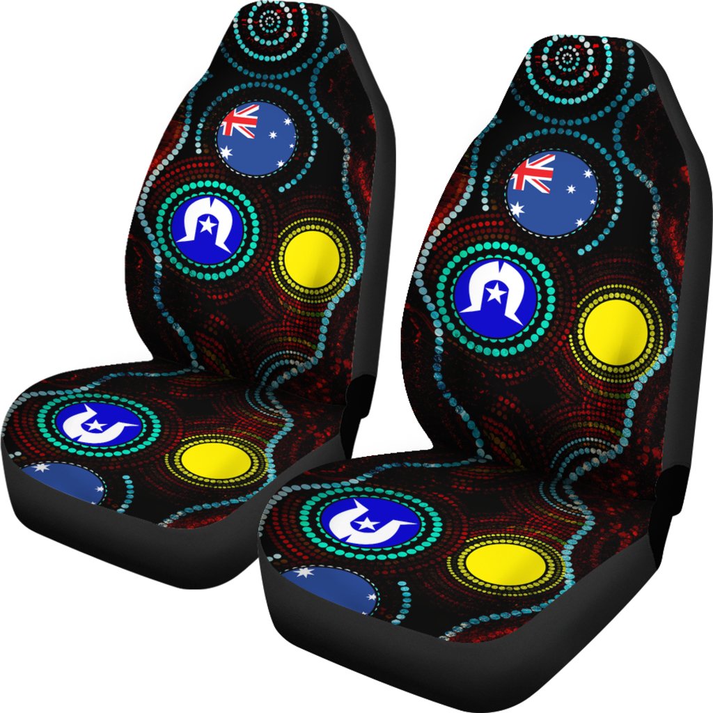 car-seat-covers-aboriginal-dot-painting-flag