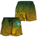 Australia Women's Shorts, Aboriginal Australian Rugby Shorts - Vibe Hoodie