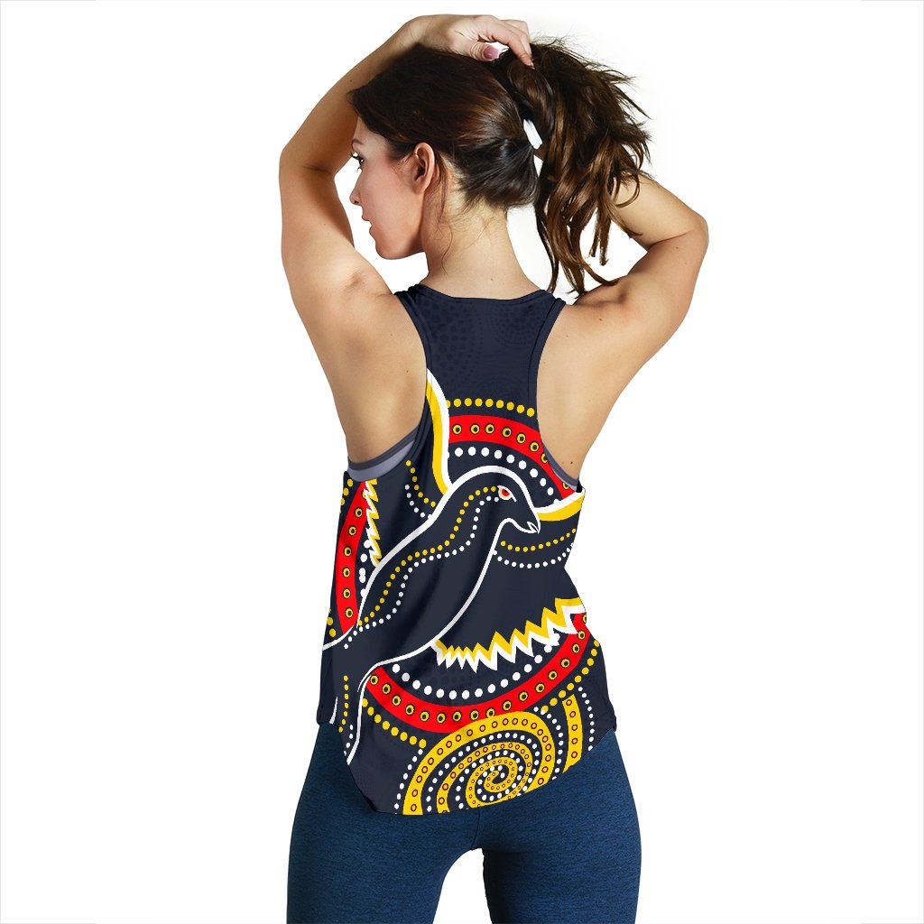 Adelaide Woman Racerback Tank Crows Indigenous - Vibe Hoodie