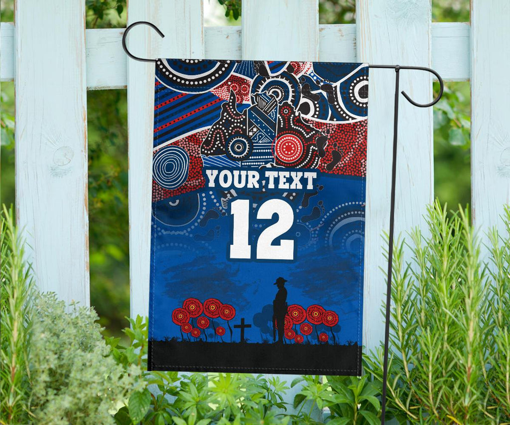 custom-personalised-knights-flag-newcastle-anzac-day-aboriginal
