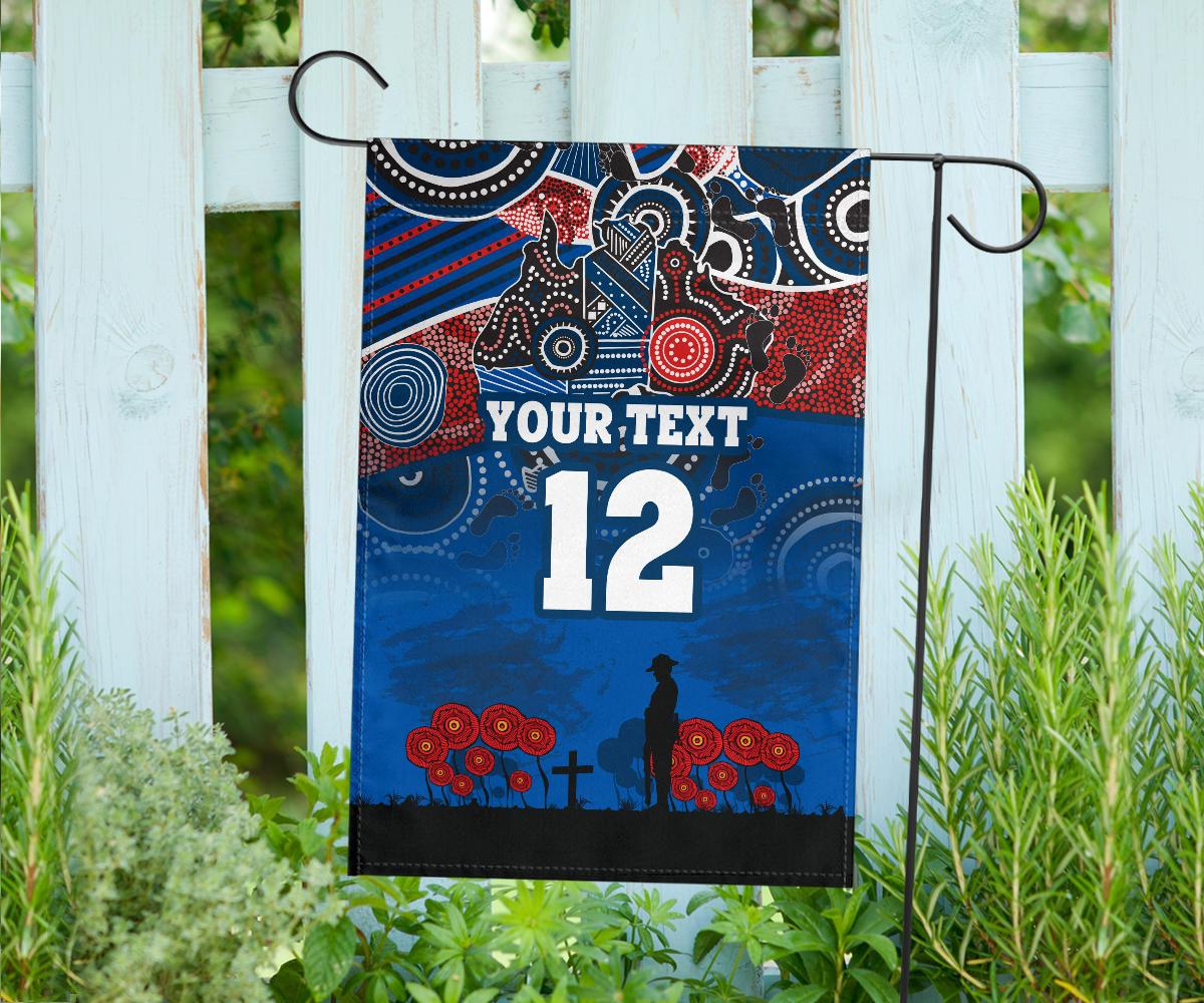 custom-personalised-knights-flag-newcastle-anzac-day-aboriginal