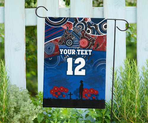 custom-personalised-knights-flag-newcastle-anzac-day-aboriginal