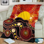 aboriginal-premium-blanket-aboriginal-lives-matter-flag-dot-painting-art