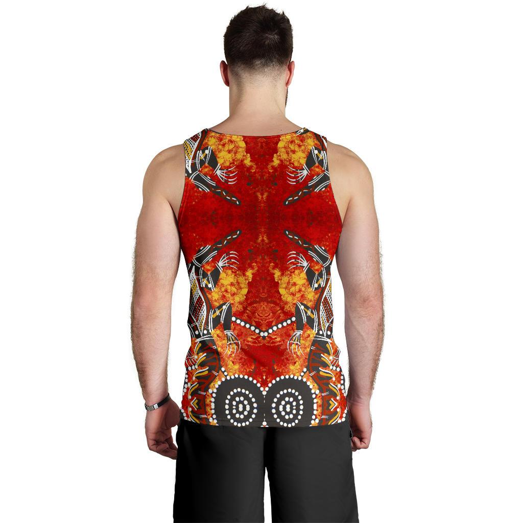 mens-tank-top-aboriginal-crocodile-dot-painting