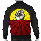 custom-aboriginal-mens-bomber-jacket-black-lives-matter-sun-dot-painting