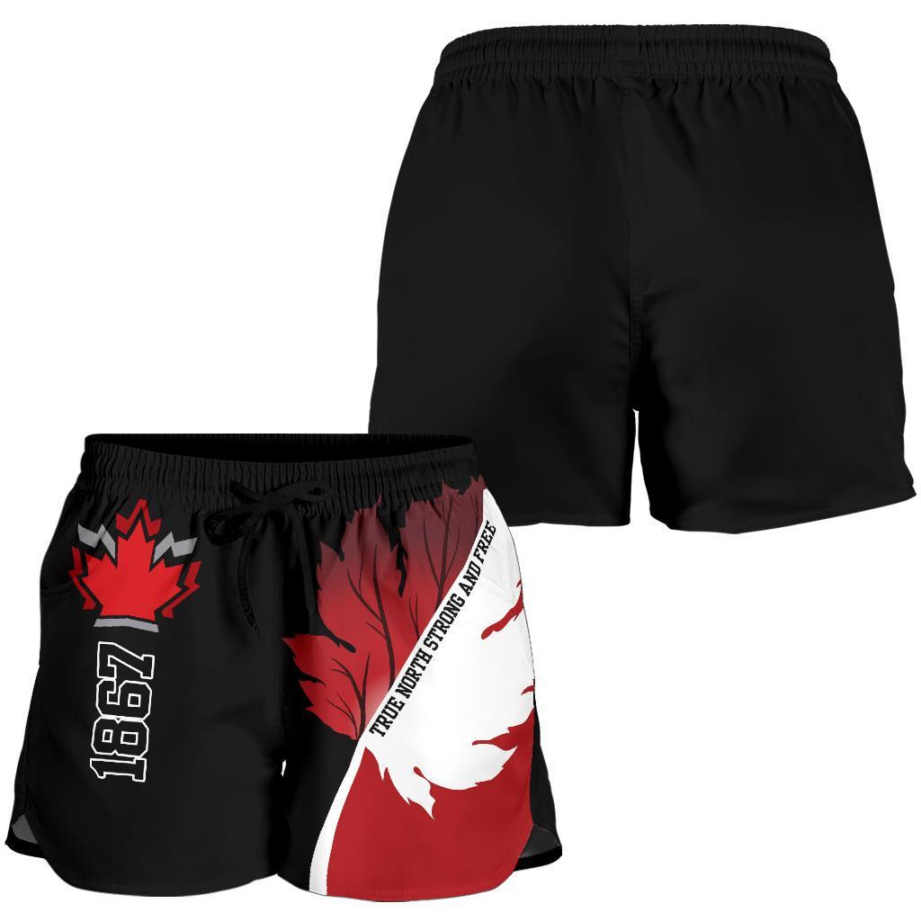 Canada Strong And Free Women'S Shorts - Vibe Hoodie