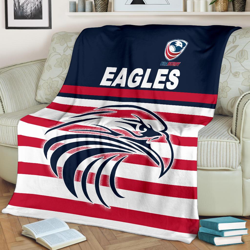 usa-rugby-premium-blanket-eagles-simple-style-navy