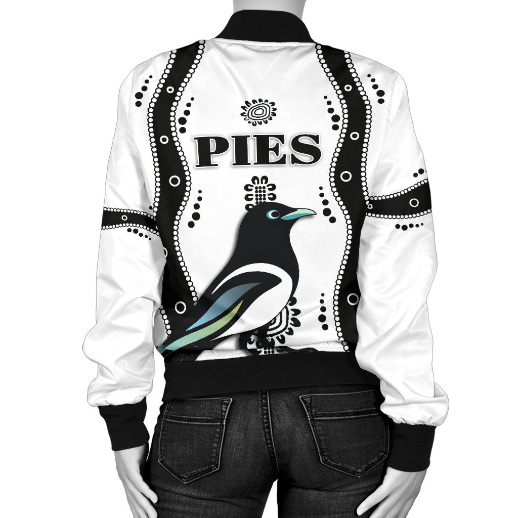 collingwood-women-bomber-jacket-pies-indigenous-white
