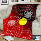 custom-aboriginal-premium-blanket-indigenous-circle-dot-painting-style