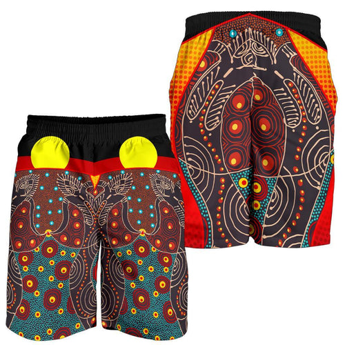 mens-short-aboriginal-sublimation-dot-pattern-style-red